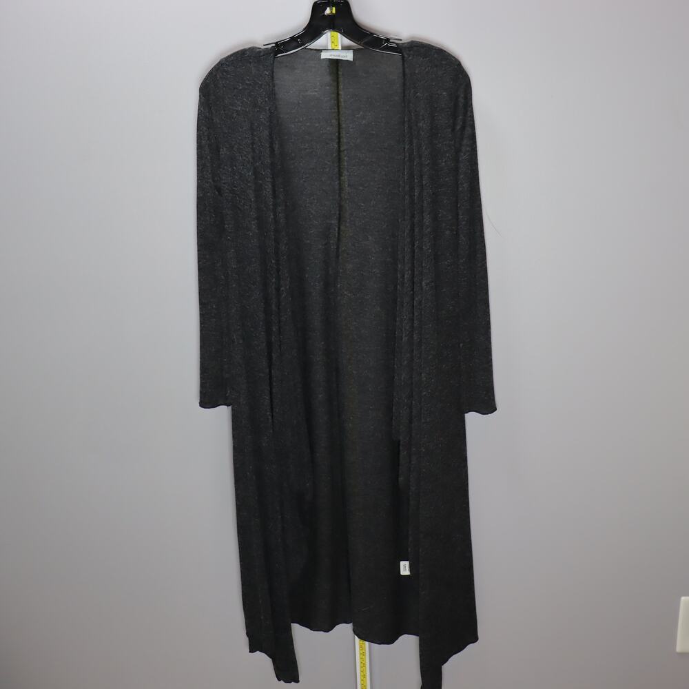Method‎ Long Draped Charcoal Cardigan Lightweight Knit Size S